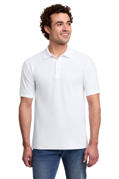 Broward County Schools Mens Core Blend Pique Polo Personalized with Name 50/50 Cotton/Polyester EKKP155A