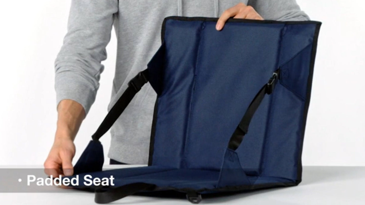 Personalized Baseball Stadium Seat, Padded, School PE Seat, Embroidered Name, Mom Parent Gift, Sports Coach Gift, Soft Chair, Monogrammed