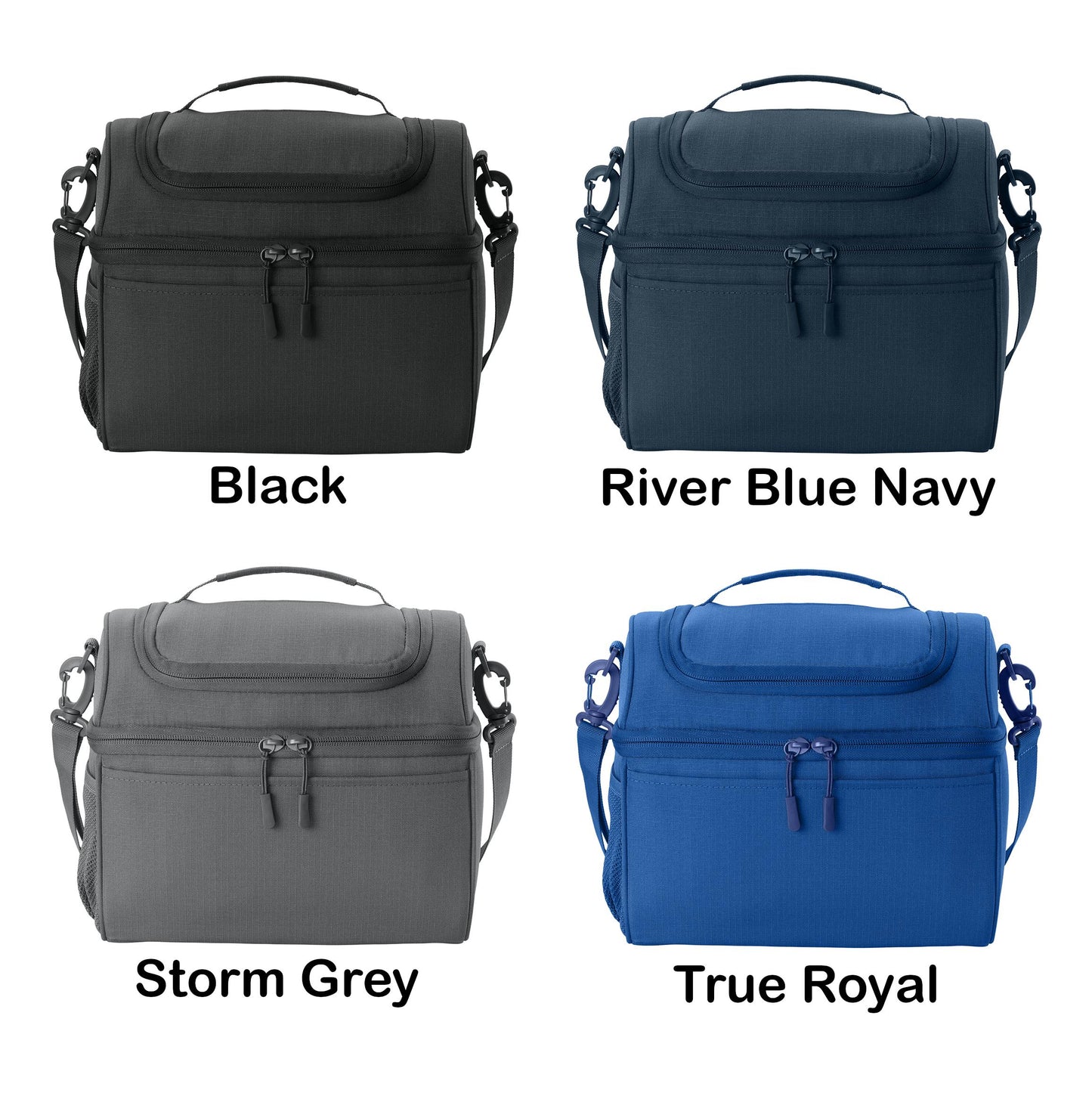 Personalized Lunch Bag Box Dome Cooler, 12 Cans, Dad Lunch Box, Insulated Embroidered for School Work Sports, Monogrammed Custom Name