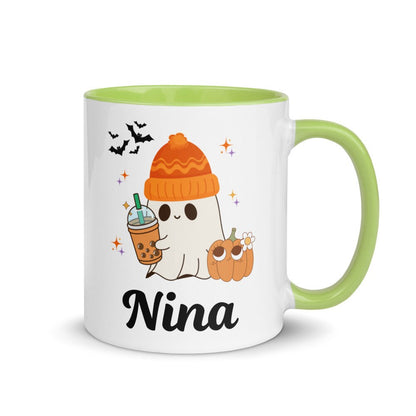 Ghost Halloween Coffee Mug, Custom Halloween Mug, Halloween Mug, Halloween Gift, Gift For Her, Monogrammed Halloween Cup, Ghost Cup