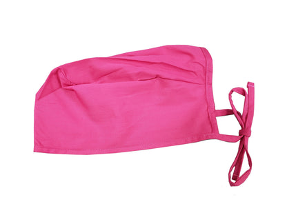 Pink Scrub Cap, Surgical Hat, Nurse Doctor Cap, Veterinarian Hat, Solid Color, Mens Womens Unisex, Polyester Cotton, Machine Washable