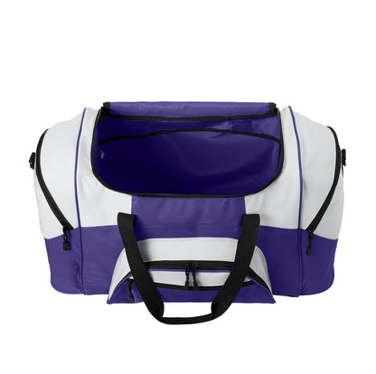 Personalized Womens Large Purple Duffel Bag, Duffle Gym Bag, School PE, Quality Bag, Workout, Sports, Athlete Gift, Embroidered Name or Text
