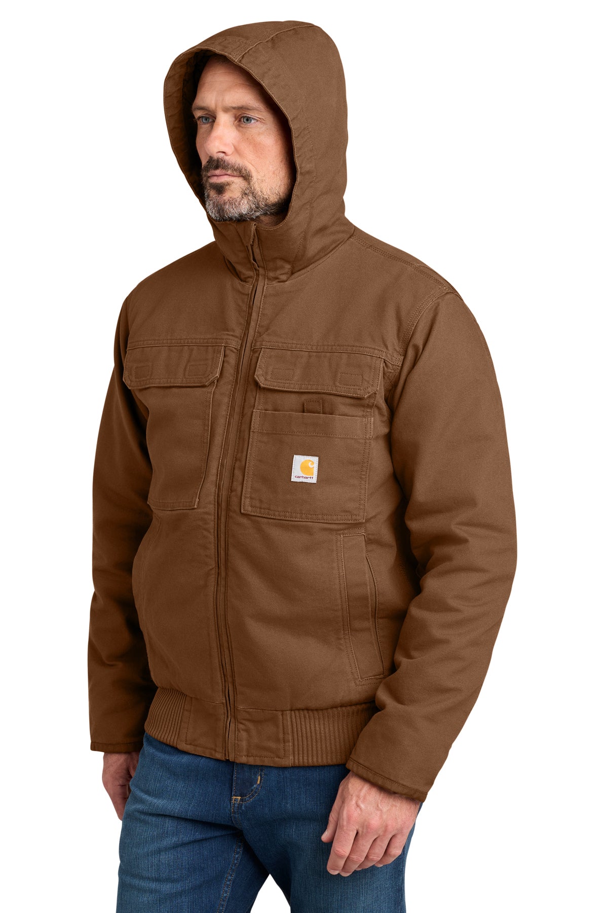 Personalized Carhartt® Full Swing® Washed Duck Active Jacket CECT106980