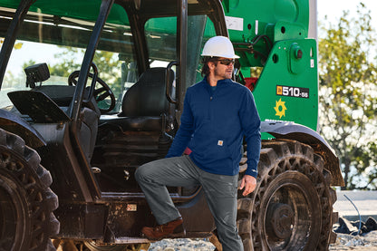 Personalized Carhartt Force® 1/2-Zip Grid Fleece Pullover Sweatshirt CECT107814