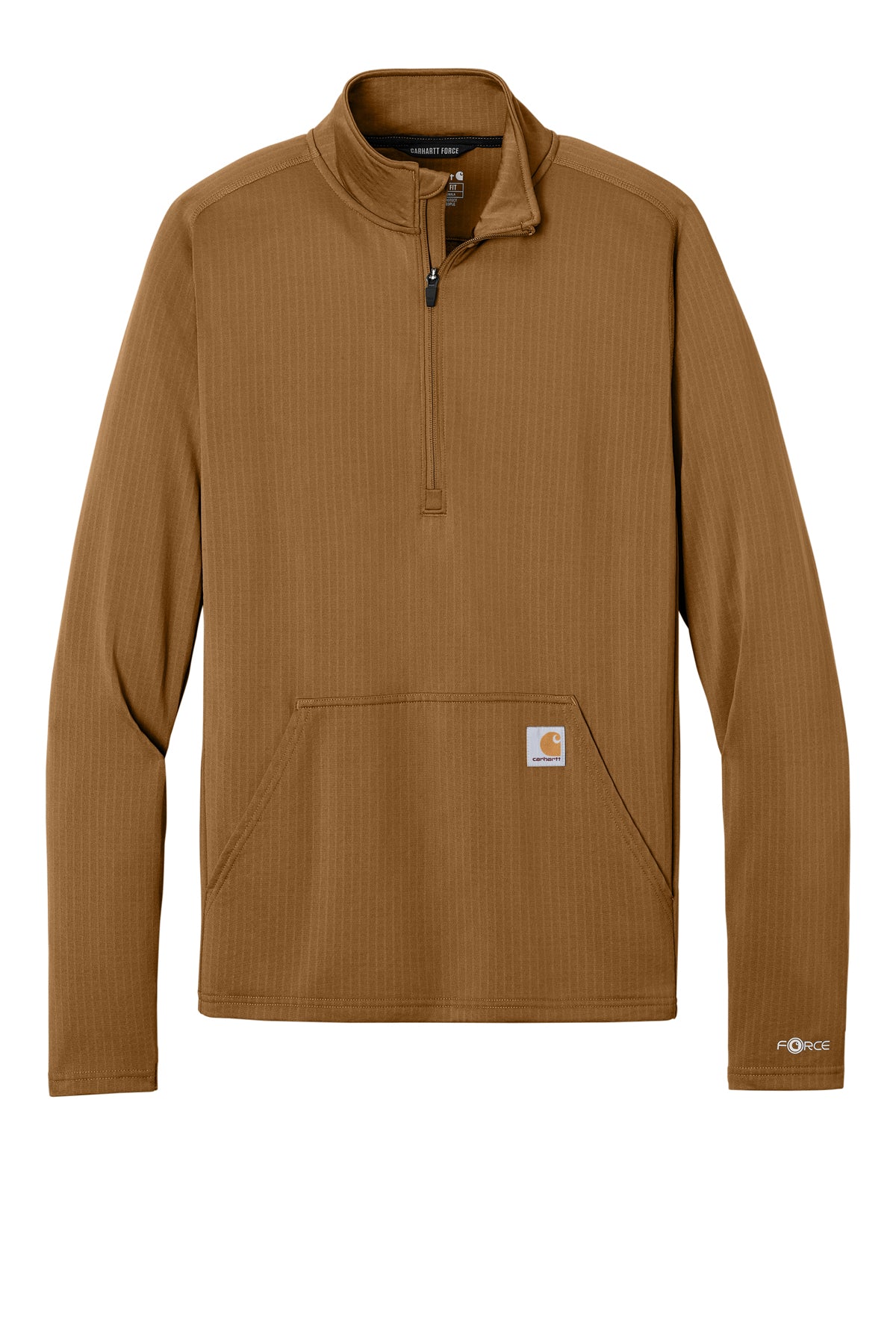 Personalized Carhartt Force® 1/2-Zip Grid Fleece Pullover Sweatshirt CECT107814