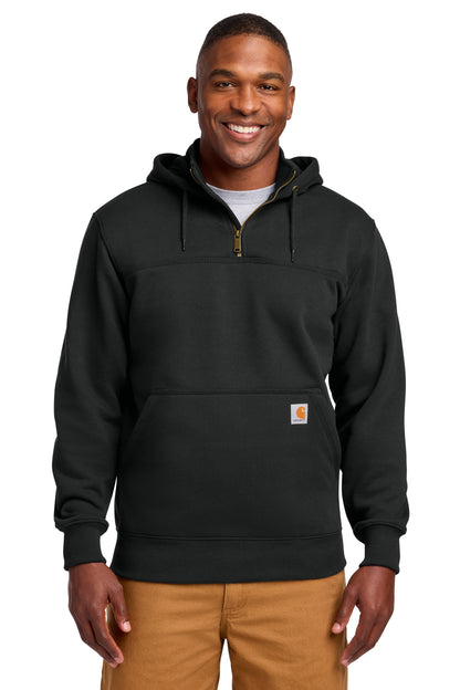 Personalized Carhartt® Tall Rain Defender® Paxton Heavyweight Hooded Zip Mock Sweatshirt CECTT100617