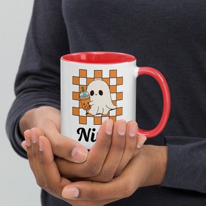 Ghost Halloween Coffee Mug, Custom Halloween Mug, Halloween Mug, Halloween Gift, Gift For Her, Monogrammed Halloween Cup, Ghost Cup