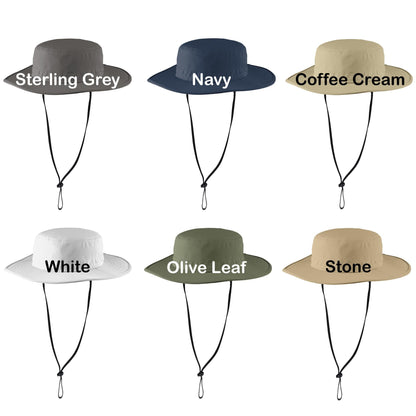 Dad Grill Patch Bucket Hat, Serial Griller BBQ Hat Design, Wide Brim Hat, Dad Gift Husband Gift, Sportsman Gift, Laser Engraved