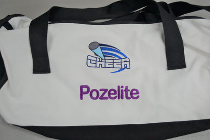 Personalized Cotton Cheerleader Duffel Bag, Beach Gym School PE Pool Duffle, Embroidered, Monogrammed Custom Name, Kids Gift, School Gift