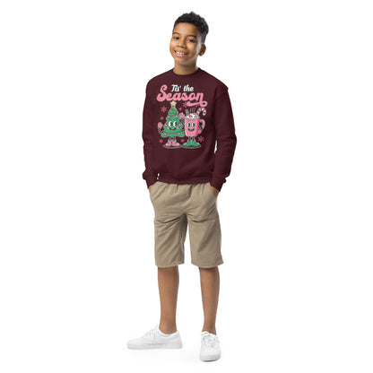 Kids Retro Sweatshirt, Christmas Sweater, Christmas Season Gifts, Christmas Gifts For Kids, Xmas Sweatshirt, Christmas Kids Gifts