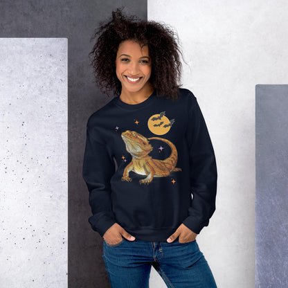 Bearded Dragon Halloween Sweatshirt, Dragon Mom Gift, Bearded Dragon Sweater, Reptile Mom Shirt, Bearded Dragon Gift, Beardie Sweats