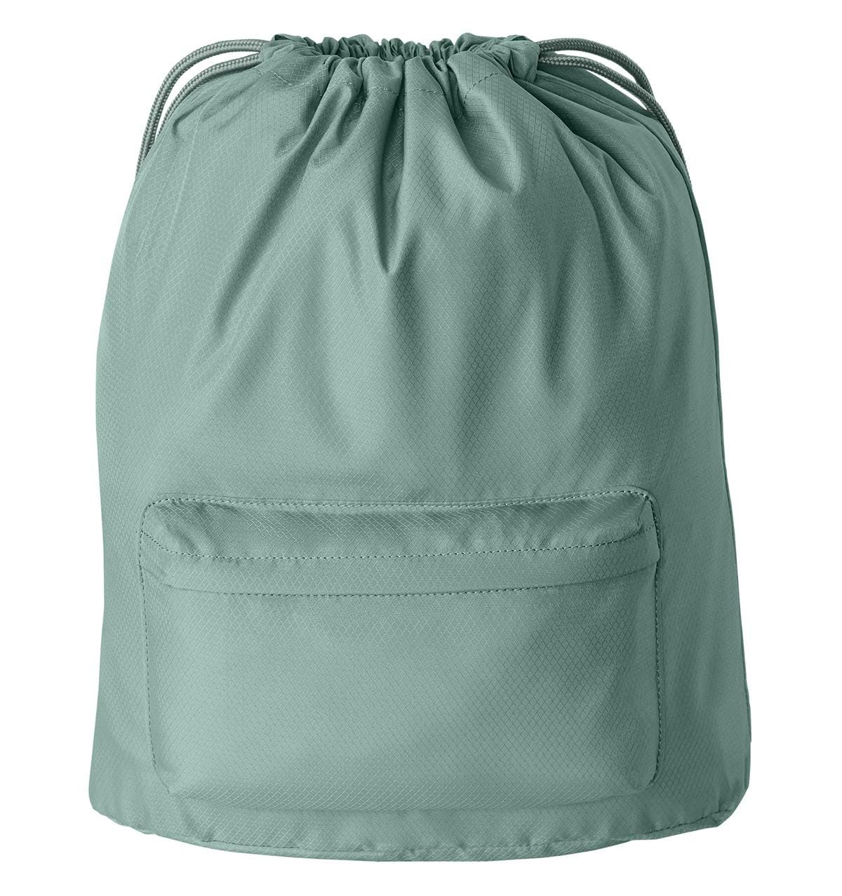 Monogrammed Cinch Pack, Embroidered Glitter Applique, Pastel Drawstring Gym School PE Pool Backpack, Diamond Fabric, Custom Name, Bridesmaid
