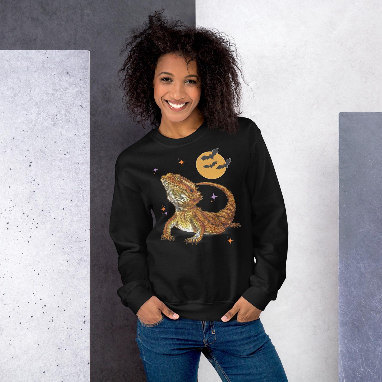 Bearded Dragon Halloween Sweatshirt, Dragon Mom Gift, Bearded Dragon Sweater, Reptile Mom Shirt, Bearded Dragon Gift, Beardie Sweats