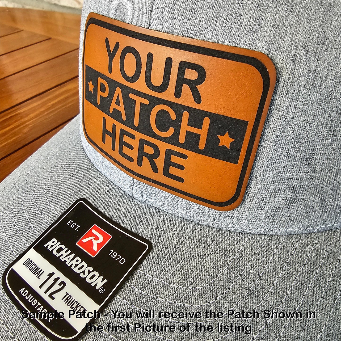 K9 Leather Patch Trucker Hat with Belgian Malinois, Richardson 112, Dog Lover Gift, Dad Gift, Husband Gift, Police Hat, Laser Engraved