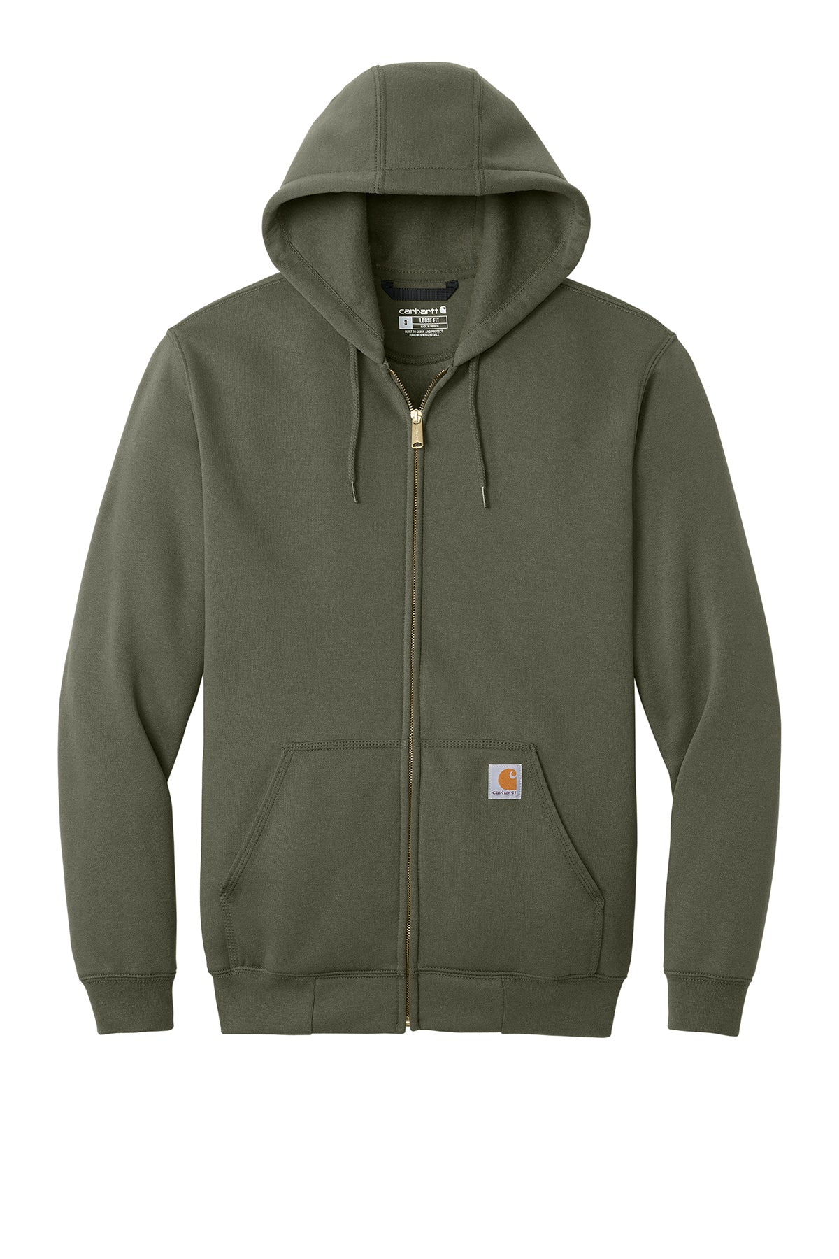 Personalized Carhartt® Midweight Hooded Full Zip-Front Sweatshirt Hoodie CECTK122