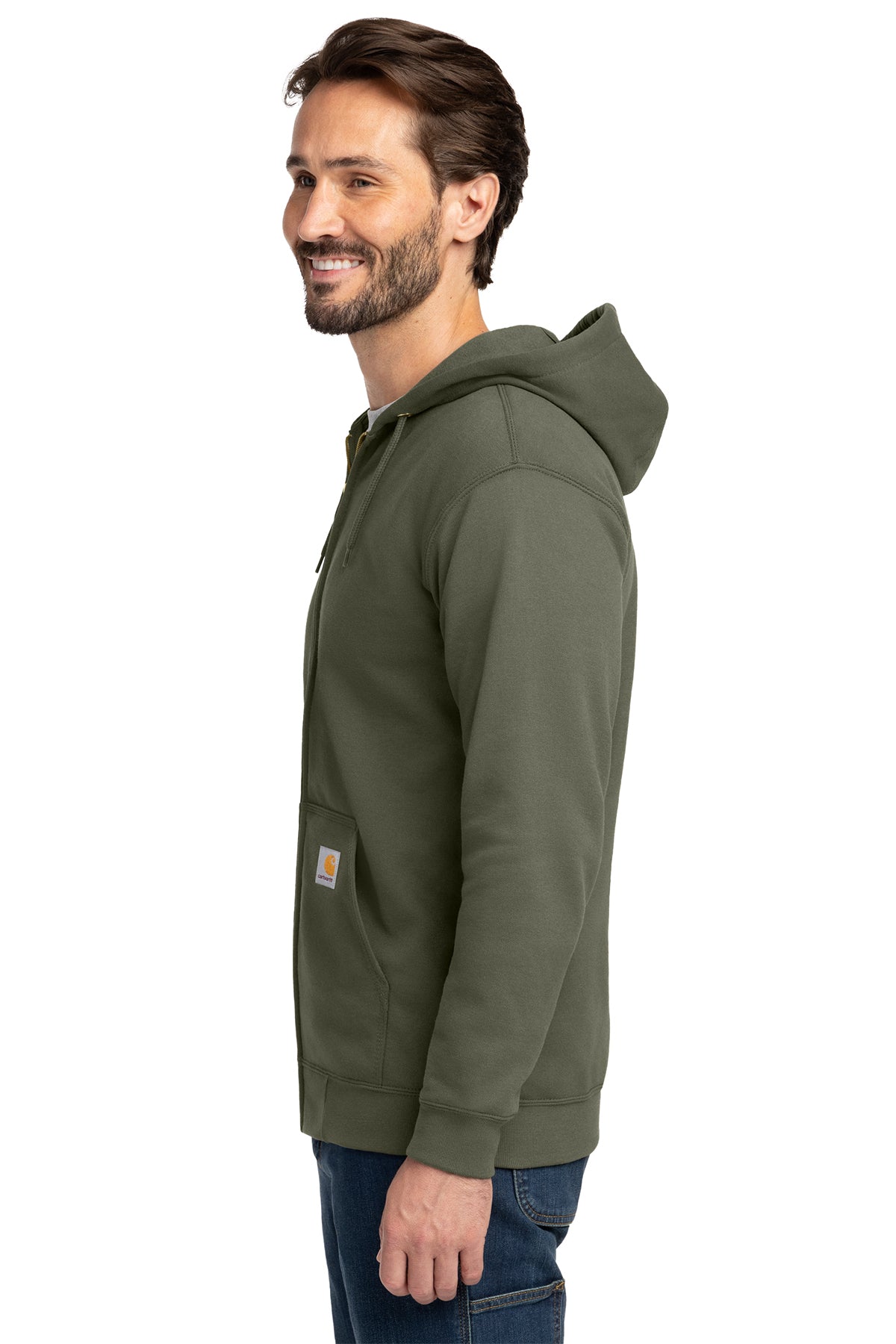 Personalized Carhartt® Midweight Hooded Full Zip-Front Sweatshirt Hoodie CECTK122
