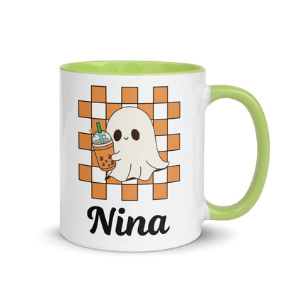 Ghost Halloween Coffee Mug, Custom Halloween Mug, Halloween Mug, Halloween Gift, Gift For Her, Monogrammed Halloween Cup, Ghost Cup