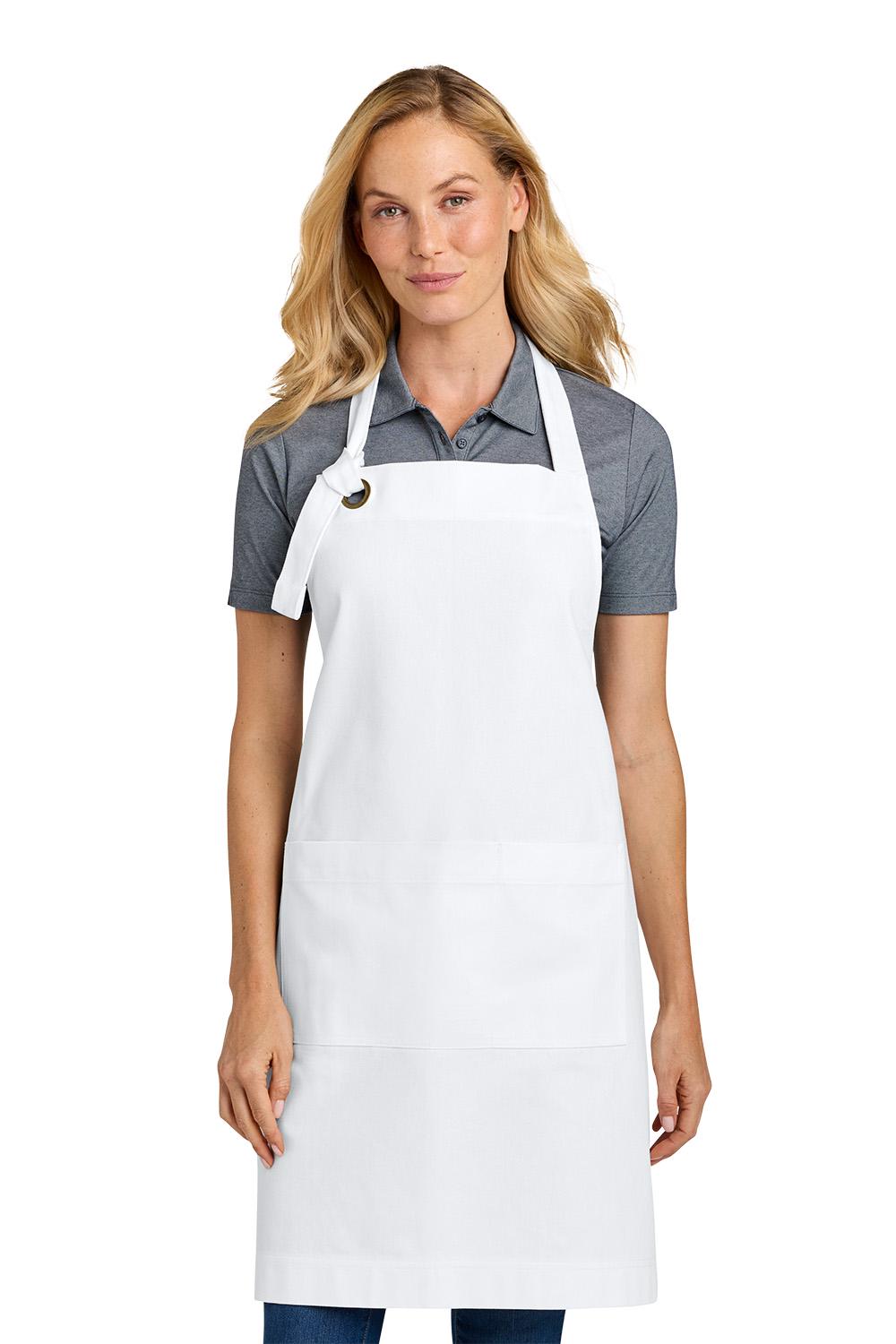 Monogrammed Apron, Heavy Cotton Twill Bib Initials, Large Pockets, Custom Womens Apron, Kitchen Baking, Crafts