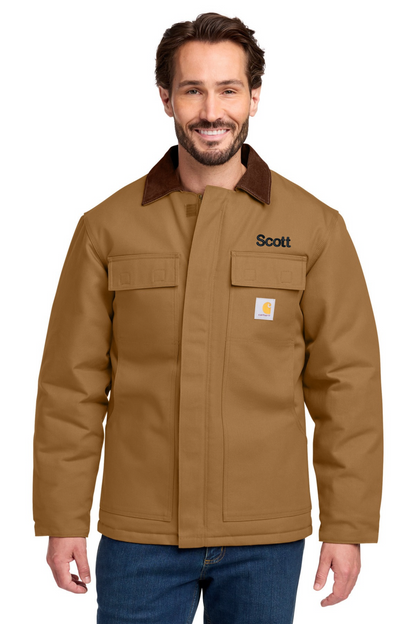 Personalized Carhartt® Duck Traditional Coat arctic-weight polyester insulation CECT106674