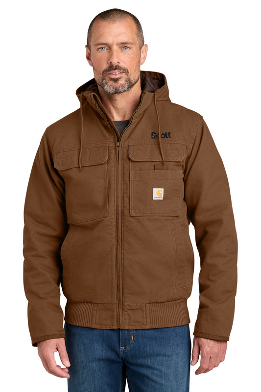 Personalized Carhartt® Full Swing® Washed Duck Active Jacket CECT106980