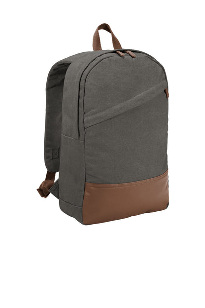 Monogrammed Grey Backpack, Mens Backpack, School, Student Gift, College Gift, Custom Backpack, Embroidered with Name of Your Choice