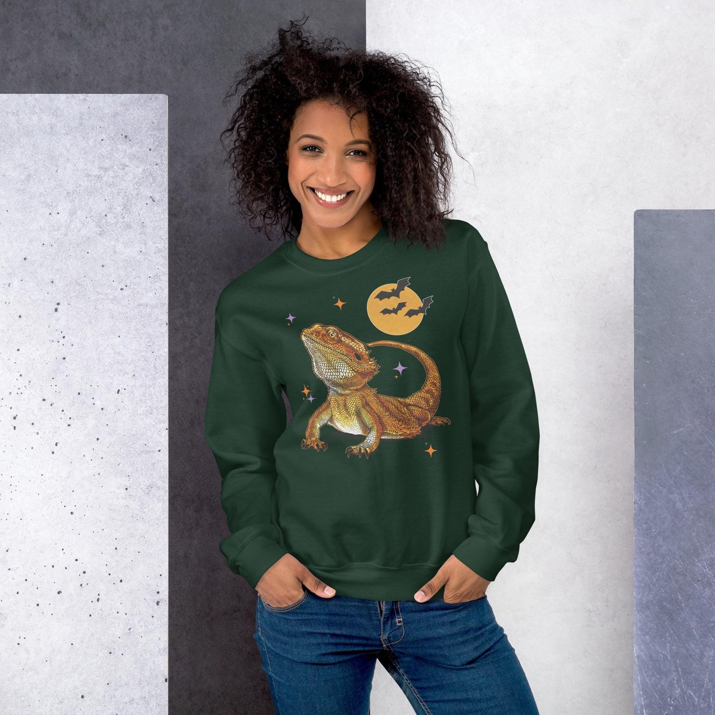 Bearded Dragon Halloween Sweatshirt, Dragon Mom Gift, Bearded Dragon Sweater, Reptile Mom Shirt, Bearded Dragon Gift, Beardie Sweats