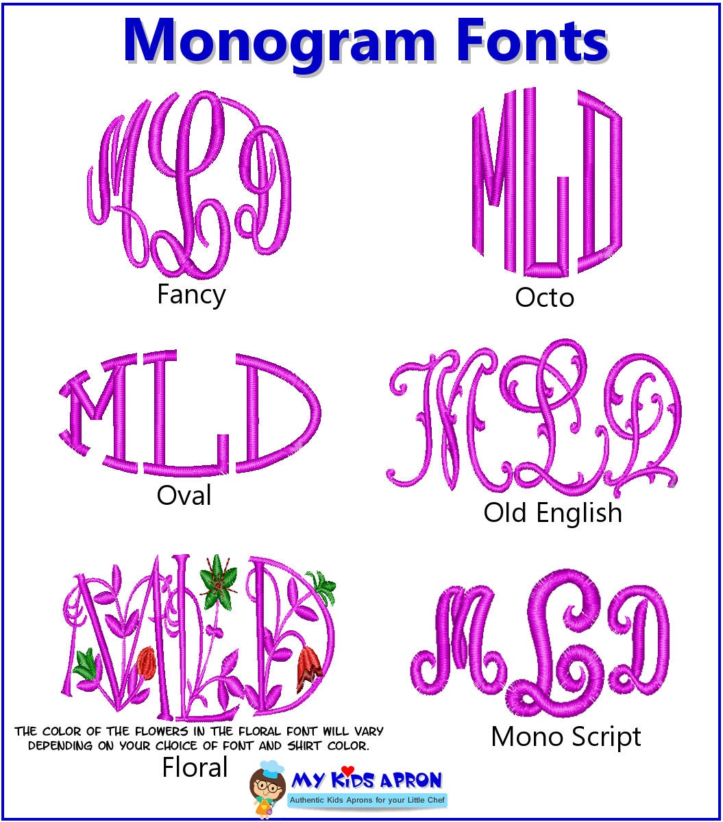 Monogrammed Kids Red Polo Shirt Embroidered with Initials of Your Choice