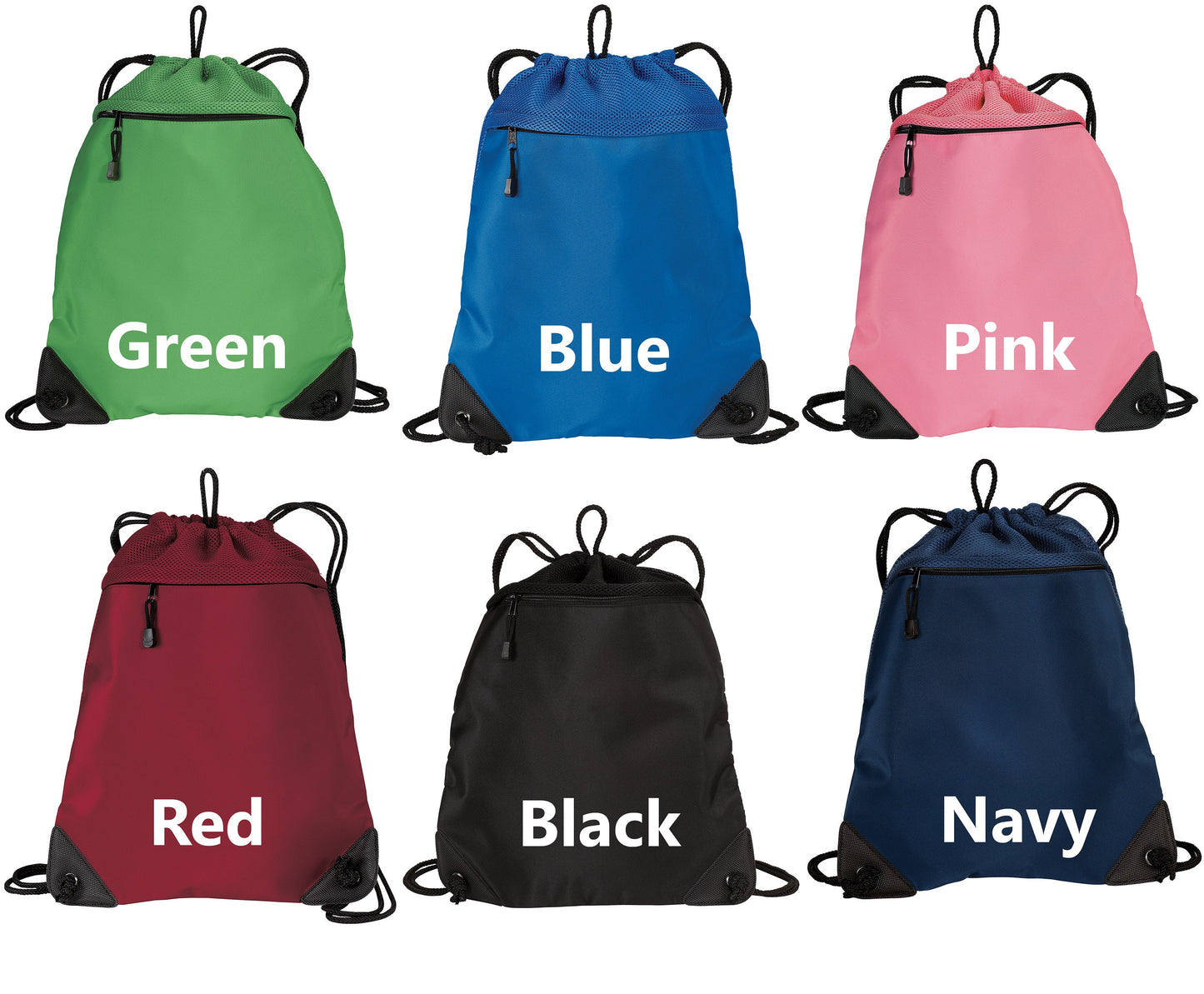 Personalized Kids Zebra Cinch Pack, Drawstring Gym School PE Pool Backpack, Embroidered Zebra, Monogrammed Custom Name, Kids Gift