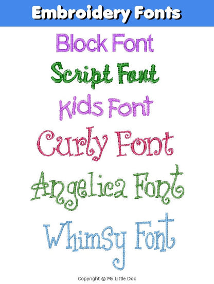 Royal Blue Kids Scrubs Embroidered Personalized for little Doctors and Nurses