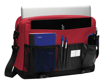 Personalized Briefcase Messenger Embroidered with Your Name, Perfect Student Mom Dad Gift, Laptop Computer Bag