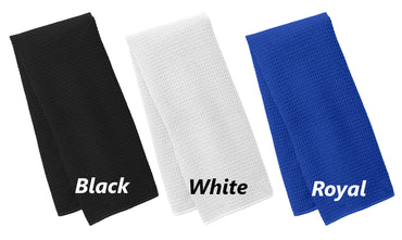 Personalized Dog Towel, Goldendoodle, Hand Towel, Grooming Towel, Waffle Microfiber, Embroidered Your Pets Name, Monogrammed Dog Gift