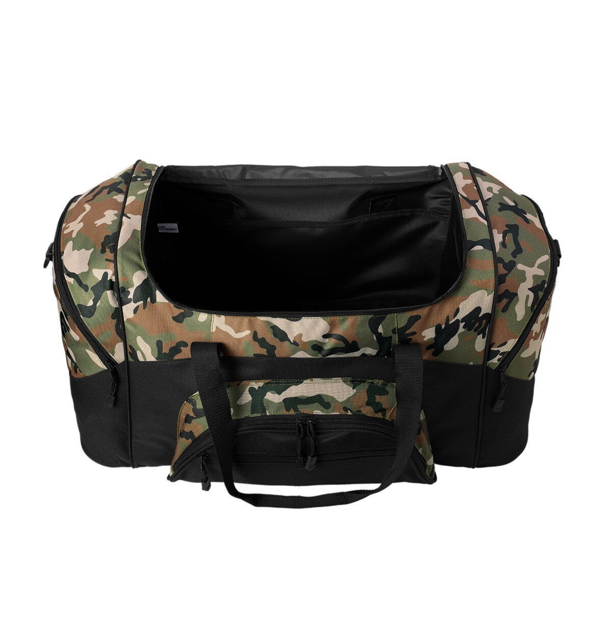 Personalized Large Tactical Camo Duffel Bag, Duffle Range Bag, Quality Bag, Workout, Camouflage, Athlete Gift, Embroidered with Name or Text
