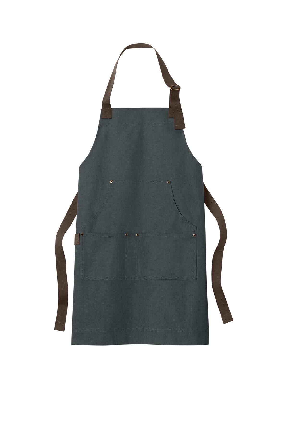 Personalized Apron Cotton Duck Bib, Large Pockets for Tools, Custom Mens Apron, Durable Shop Handyman, Crafts