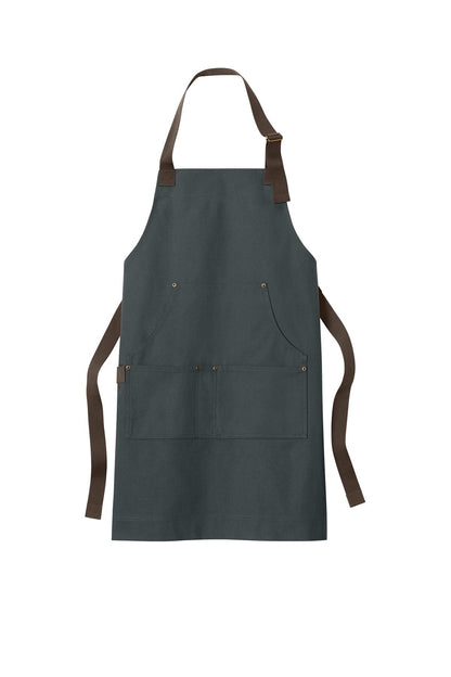 Personalized Apron Cotton Duck Bib, Large Pockets for Tools, Custom Mens Apron, Durable Shop Handyman, Crafts