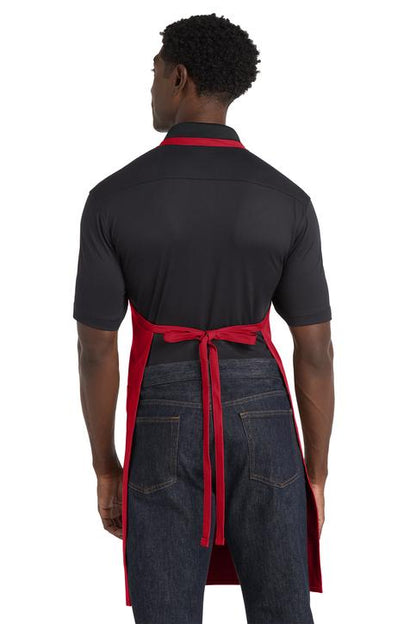 Personalized Extra Long Apron Bib, 3 Large Pockets, Stain Release, Custom Womens Apron, Kitchen Baking, Crafts