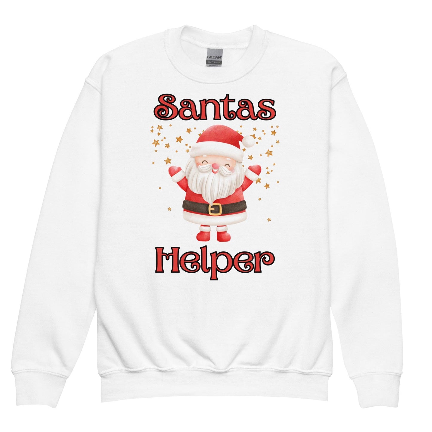 Kids Christmas Santas Helper Sweatshirt, Santa Xmas Sweater, Christmas Season Gifts, Christmas Gift, Xmas Sweatshirt, Christmas Kids Gift