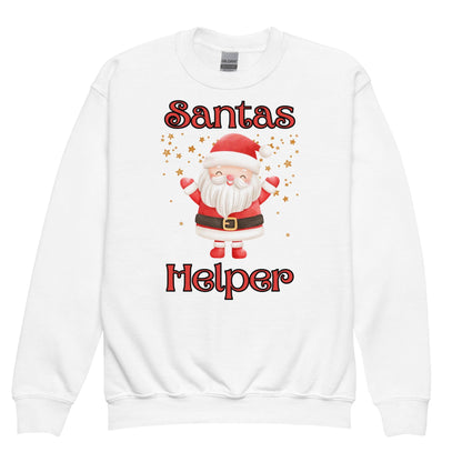 Kids Christmas Santas Helper Sweatshirt, Santa Xmas Sweater, Christmas Season Gifts, Christmas Gift, Xmas Sweatshirt, Christmas Kids Gift