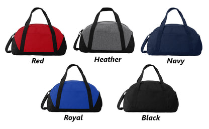 Personalized Kids Football Duffel Bag, Duffle Gym Bag, School PE Bag, Canvas, Embroidered Name, Sports Duffel, School Gift, Student Gift