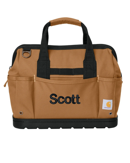 Personalized Carhartt® 16-Inch Molded Base Heavyweight Tool Bag CTB0000687