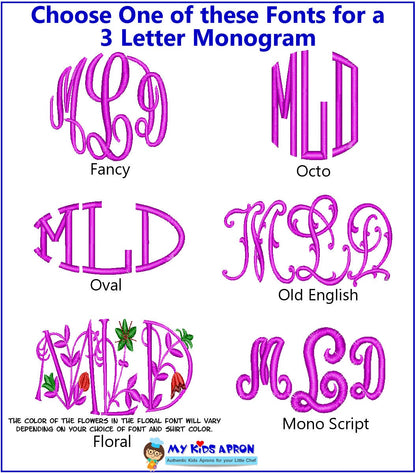 Monogrammed Kids Tie Dye Shirt, T-Shirt, Embroidered Custom, Colorful , Tie-Dye, Rainbow, Cotton