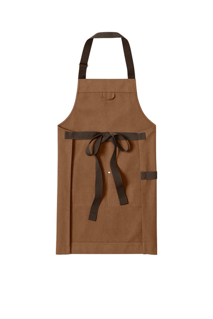 Personalized Apron Cotton Duck Bib, Large Pockets for Tools, Custom Mens Apron, Durable Shop Handyman, Crafts