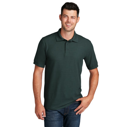 12 Polo Shirt with Logo Double Pique 50/50 Cotton/Poly Fabric KP155