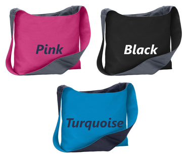 Personalized Tote Bag Sling, Embroidered  Custom Crossbody Tote Bag, Bridesmaid Gift, Bachelorette Party Gift, Teacher, Name
