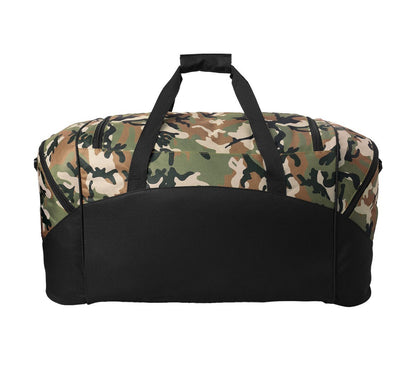 Personalized Large Tactical Camo Duffel Bag, Duffle Range Bag, Quality Bag, Workout, Camouflage, Athlete Gift, Embroidered with Name or Text