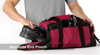 Personalized Gym Duffel Bag, Shoe Pocket, Student School PE, Quality Bag, Workout, Lined Sports Bag, College Athlete Gift, Embroidered Name