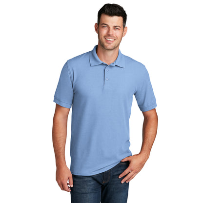 12 Polo Shirt with Logo Double Pique 50/50 Cotton/Poly Fabric KP155