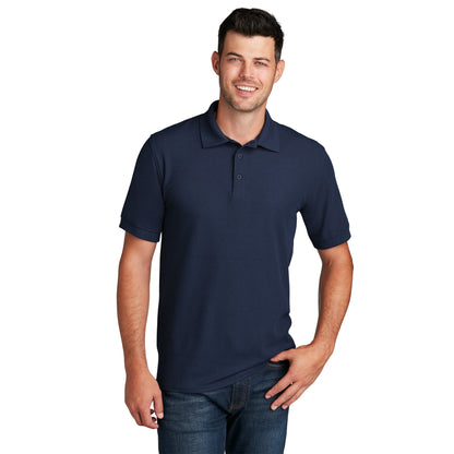 12 Polo Shirt with Logo Double Pique 50/50 Cotton/Poly Fabric KP155