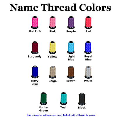 Monogrammed Kids Black Polo Shirt Embroidered with Initials of Your Choice