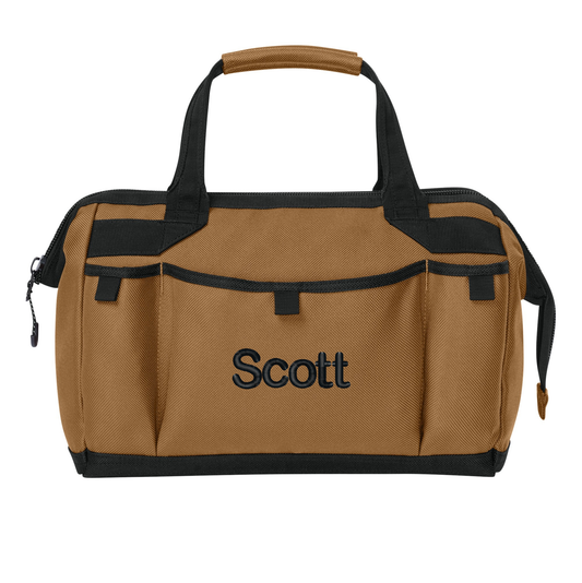 Personalized Tool Duffel Bag, Toolbox Mechanic Bag, Utility Pack, Embroidered Monogrammed Custom Name